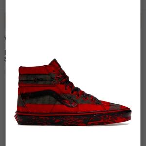 Limited edition Freddy Krueger house of horror vans